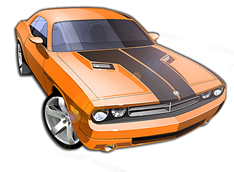 2009 Dodge Challenger Concept Sketch