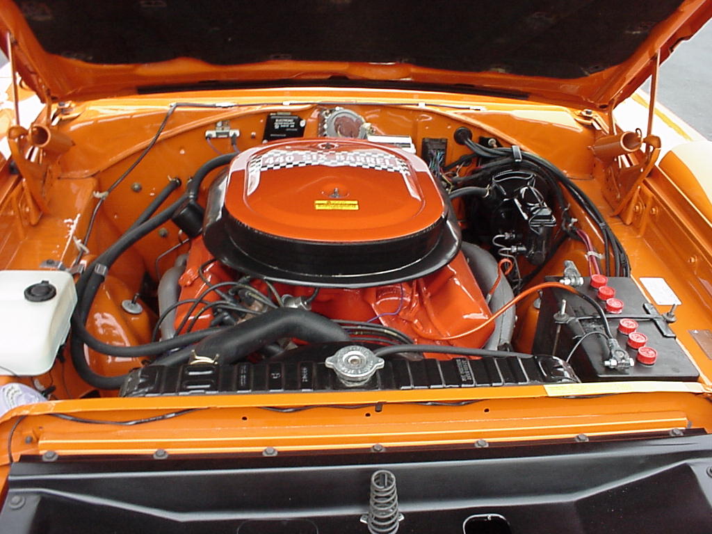 orange classic car