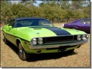 1970 Sublime Green Dodge Challenger R/T