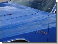Blue 1972 Dodge Challenger Rallye